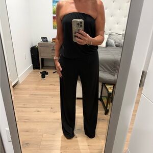 Veronica M Black Wide Leg Jumpsuit